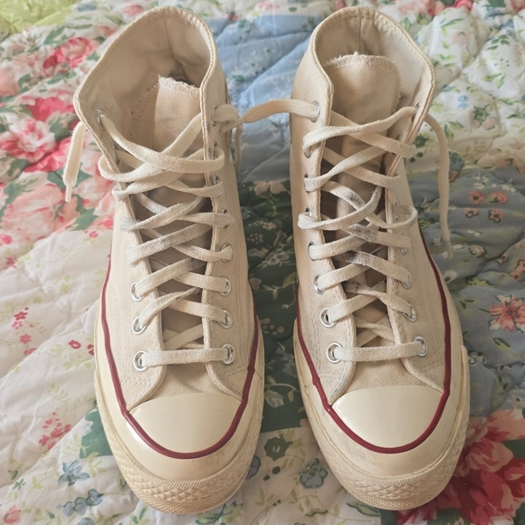 Converse Shoes - Converse Chuck Taylor Cream  High-Top Sneakers
